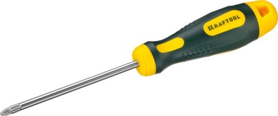 Отвертка KRAFTOOL Cr-Mo-V сталь двух.PZ 2х100мм (2